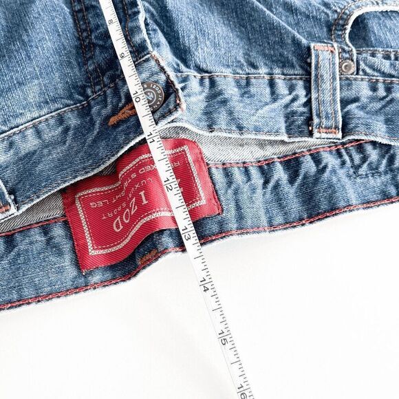 Izod Luxury Sport Mens Denim Relaxed Straight Jeans Blue 38 - Picture 9 of 9